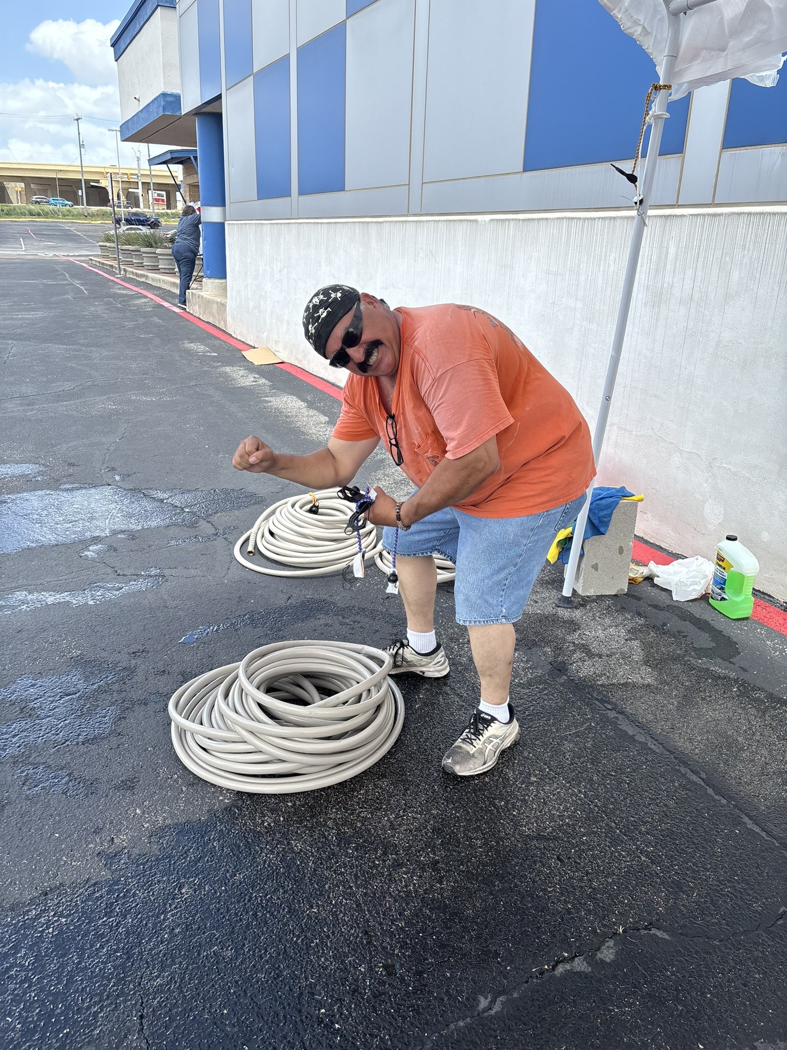 i conquered the hose