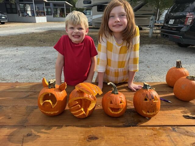 THOSE PUMPKIN FACES HAVE NOTHING ON OURS