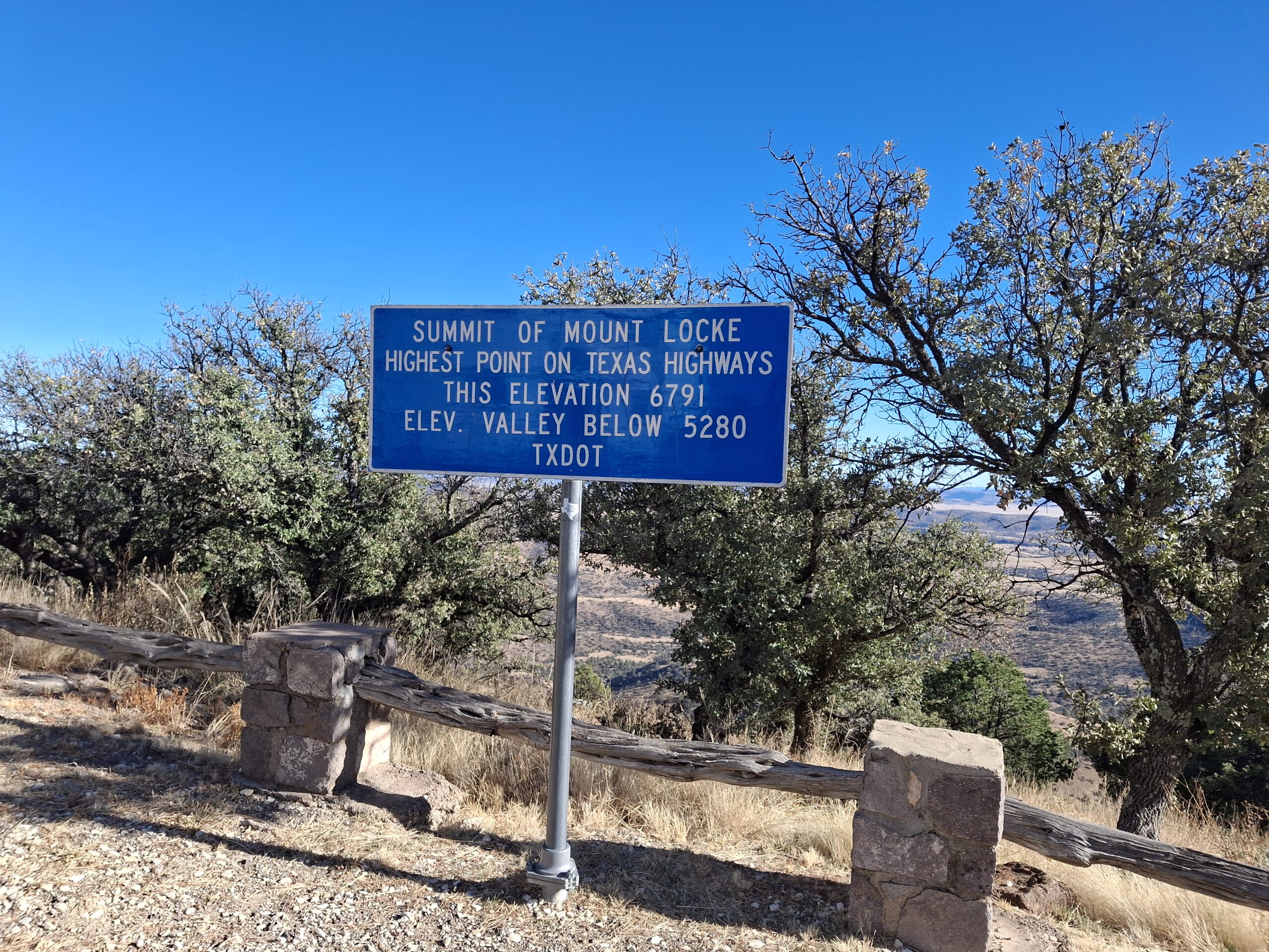 HIGHEST POINT ON TX HWYS