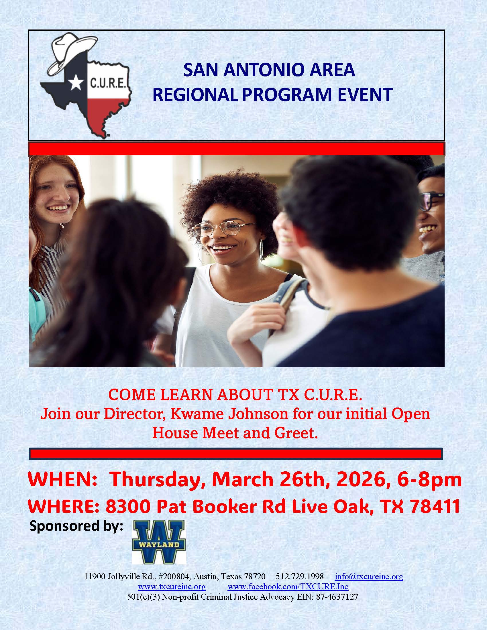 SAN ANTONIO AREA REGIONAL MEETINGS FLYER 3-3-26