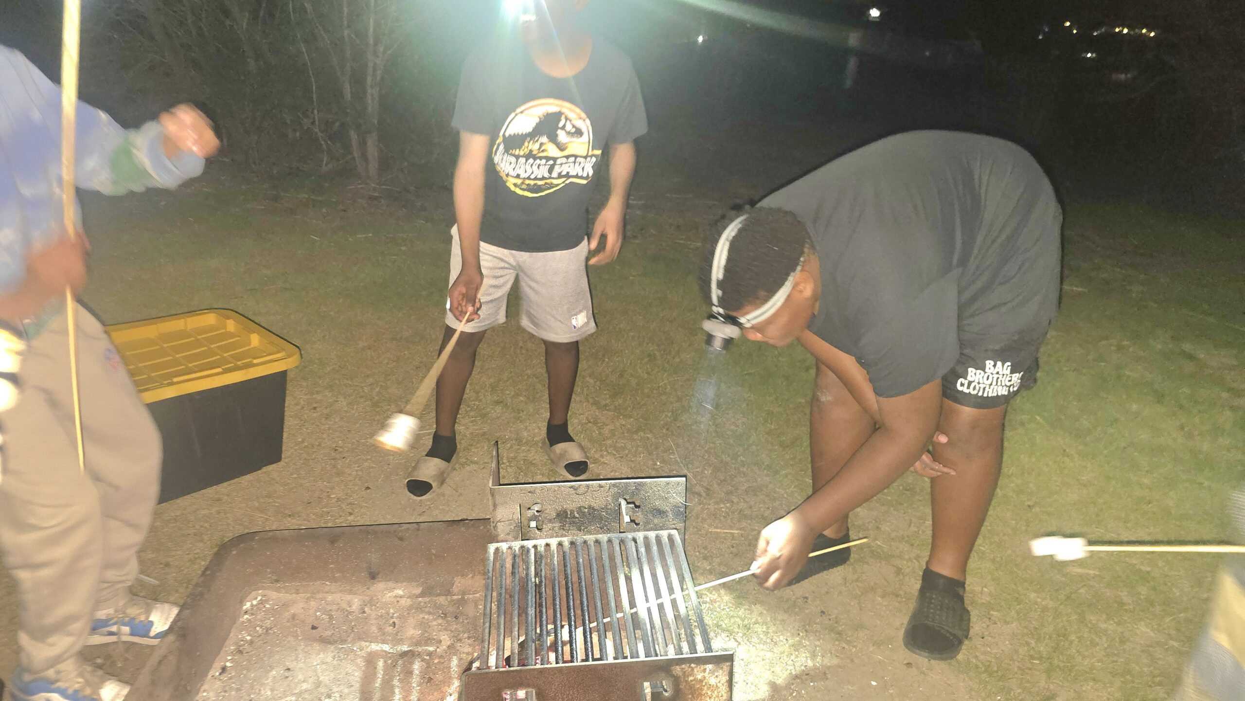tents up marshmallow time