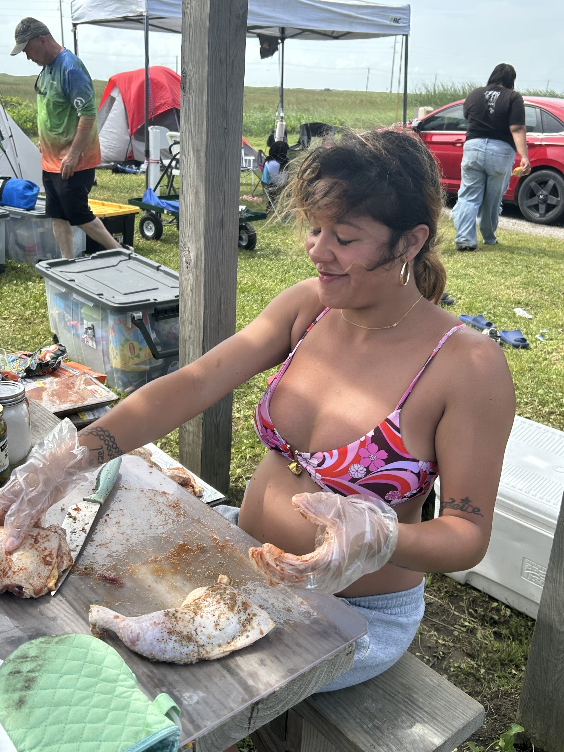 PREPING CHICKEN